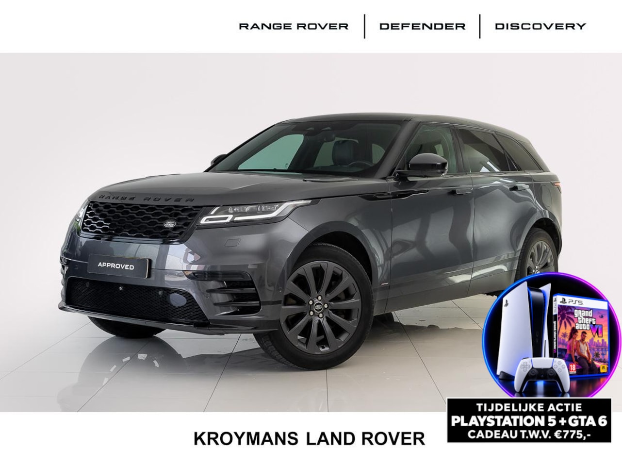 Land Rover Range Rover Velar - 2.0 P400e Edition | Trekhaak | Head-Up | Meridian Surround | 24 maanden Approved - AutoWereld.nl
