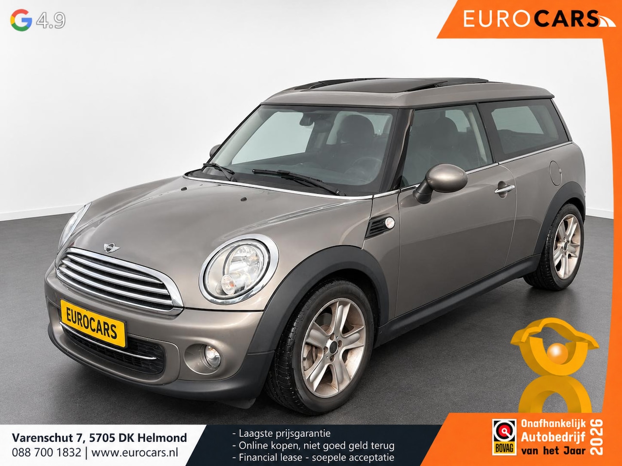 MINI Clubman - 1.6 Cooper Business Line Panoramadak Navigatie Parkeerhulp achter Cruise Control Airco Lic - AutoWereld.nl