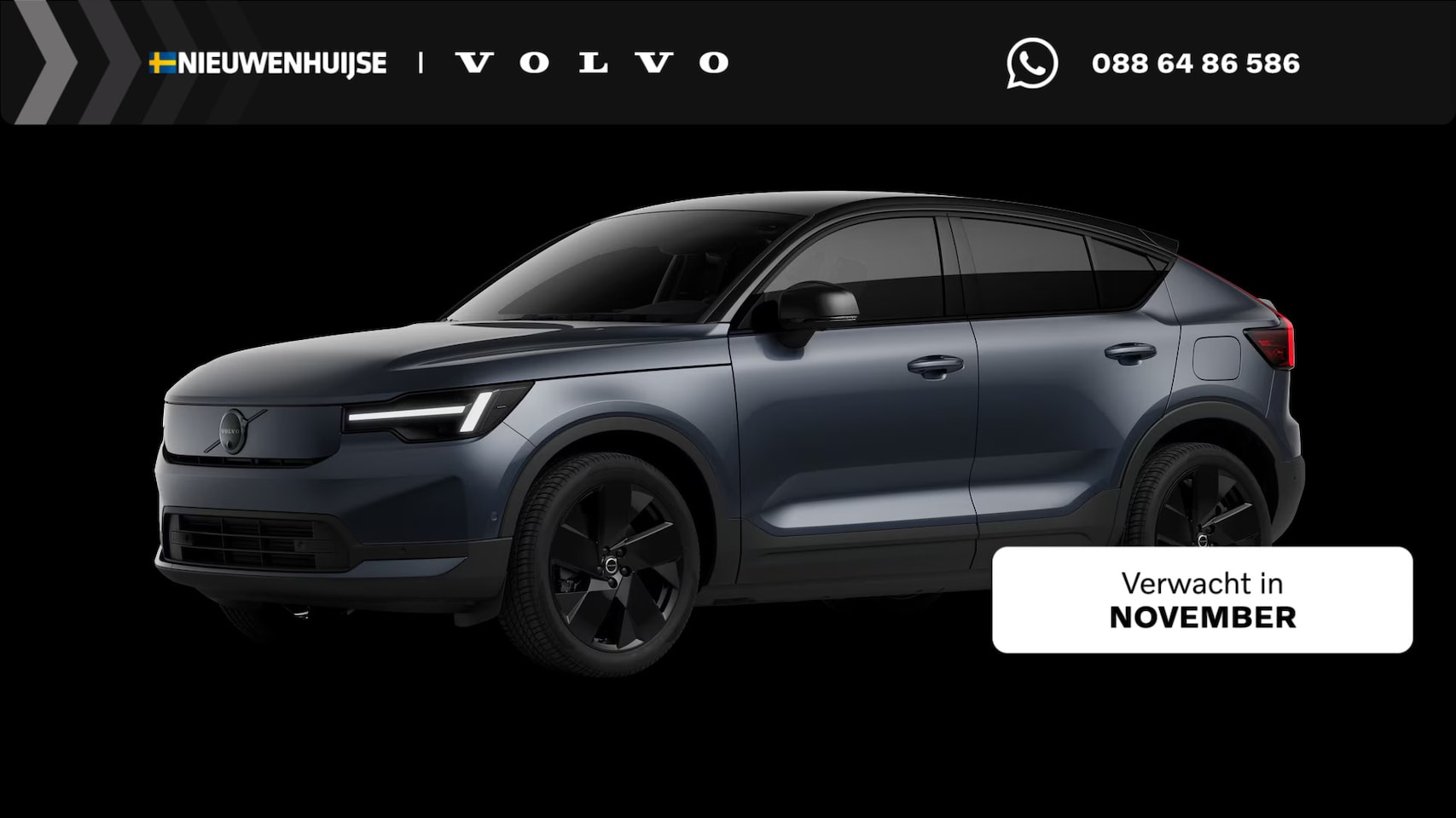 Volvo EC40 - P5 Long Range Ultra Black Edition Europa 82 kWh | Nieuwe model! | 360 graden camera | Harm - AutoWereld.nl