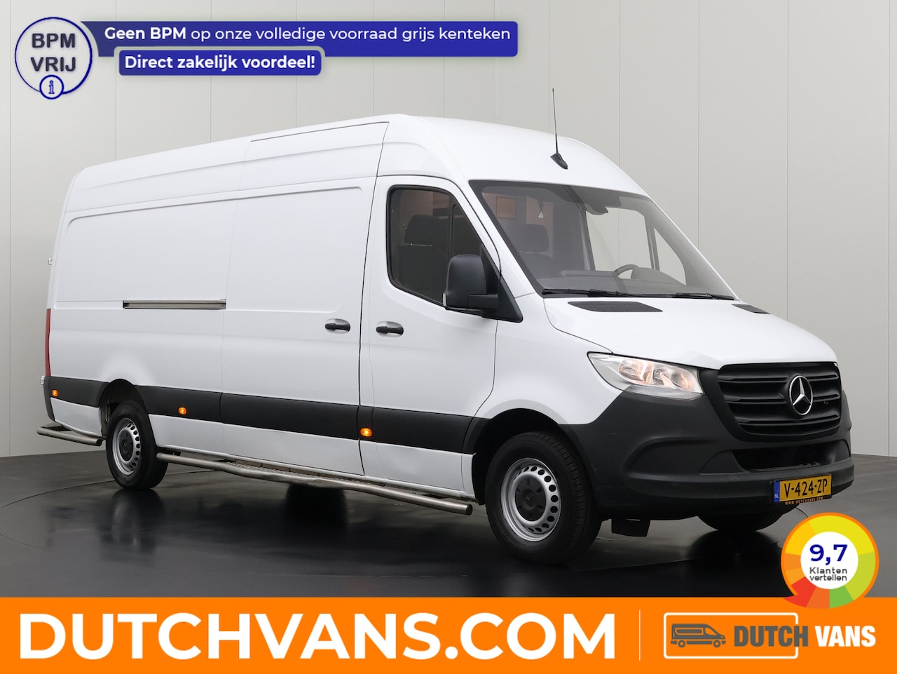 Mercedes-Benz Sprinter - Automaat L3H2 Maxi | Airco | Camera | Bezorgschappen in Laadruimte - AutoWereld.nl