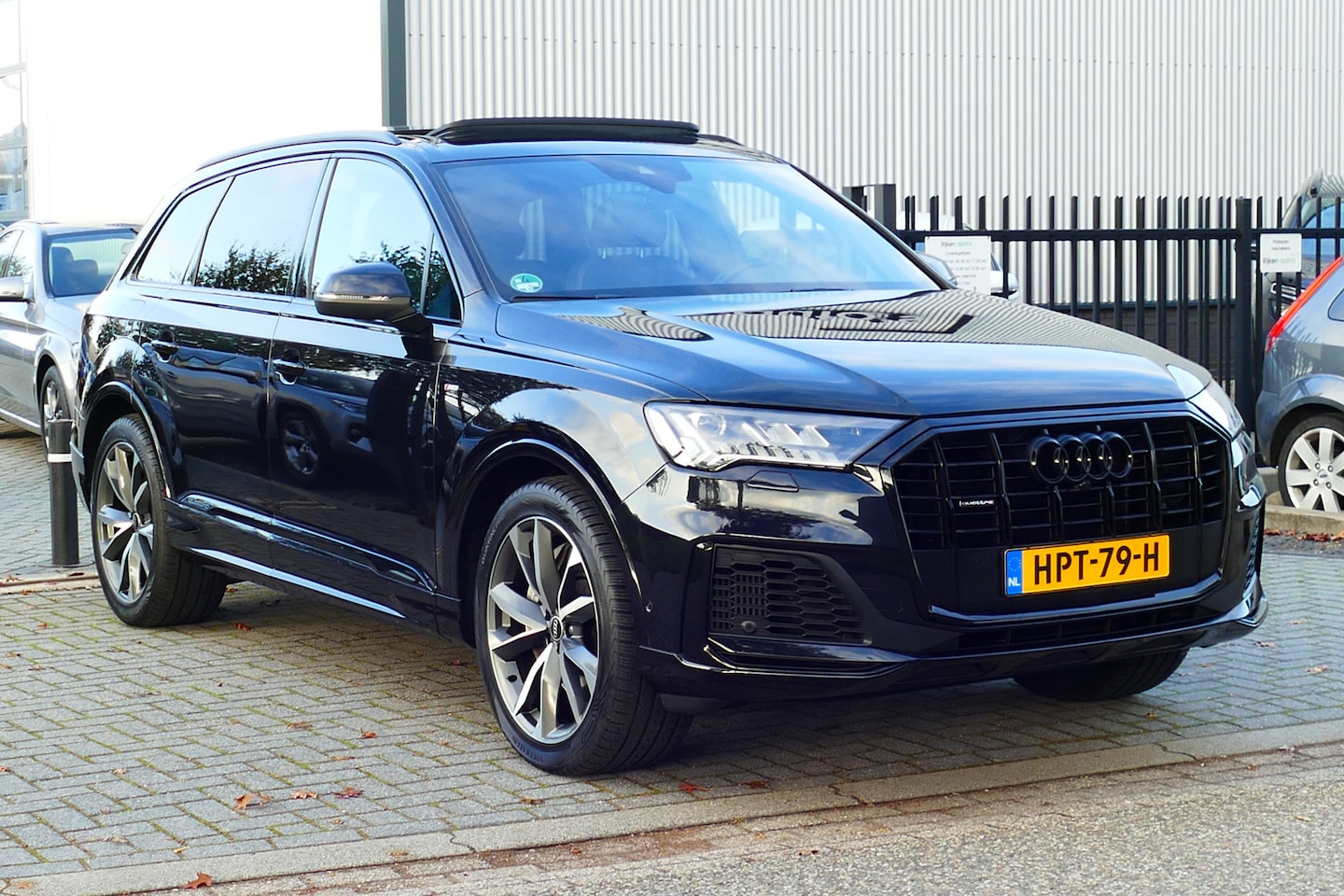Audi Q7 - 55 TFSI e quattro Pro Line S-Line. Panodak, Luchtvering, 21"LMV, B&O, Leer, Camera, - AutoWereld.nl