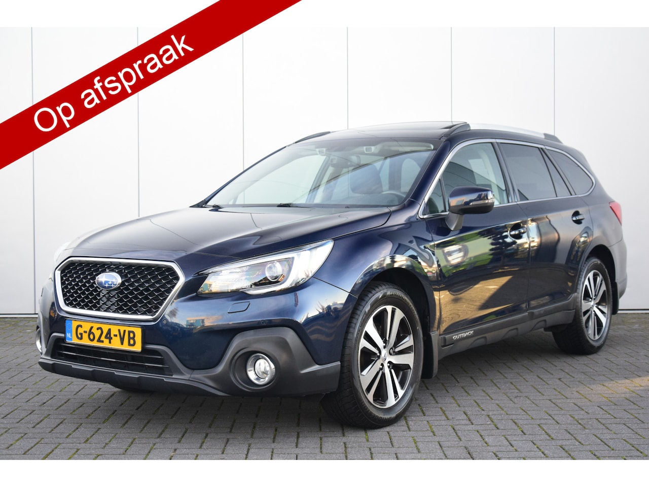 Subaru Outback - 2.5i Premium Leer/Verwarmd Schuifdak Priv/Glass Trekhaak - AutoWereld.nl