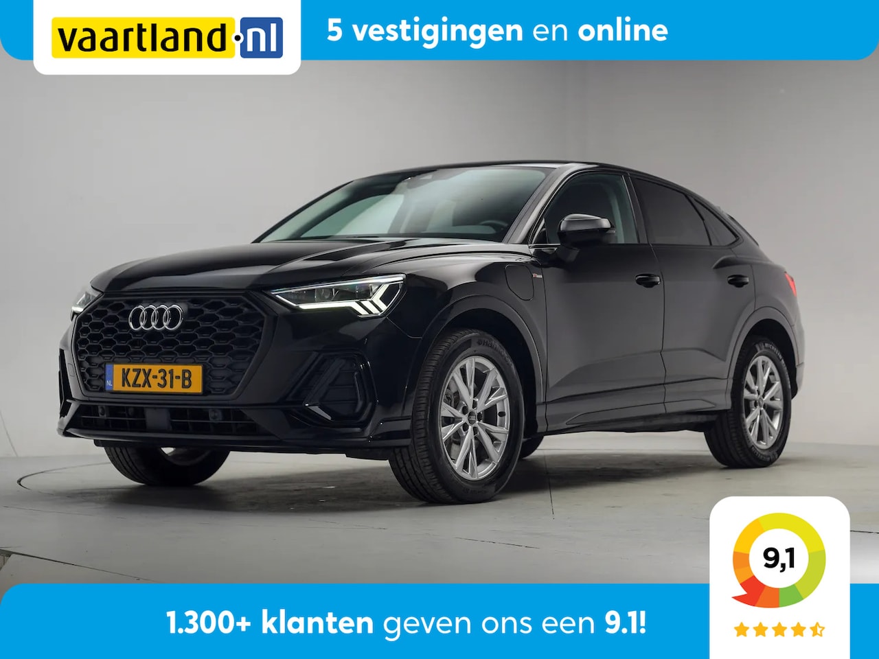 Audi Q3 Sportback - 45 TFSI e S Line Black ed. [ SoH 87,6% | LED Virtual Leder Stoelverwarming ] - AutoWereld.nl