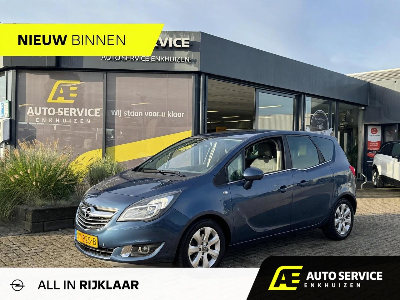 Opel Meriva - 1.4 Turbo Cosmo Rijklaar geleverd incl. beurt-apk en 6mnd garantie | Geheel dealer onderho - AutoWereld.nl
