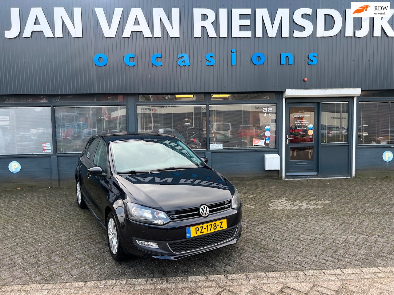 Volkswagen Polo - 1.2 TSI Highline bj 9-2013 airco sportvelgen zwart - AutoWereld.nl