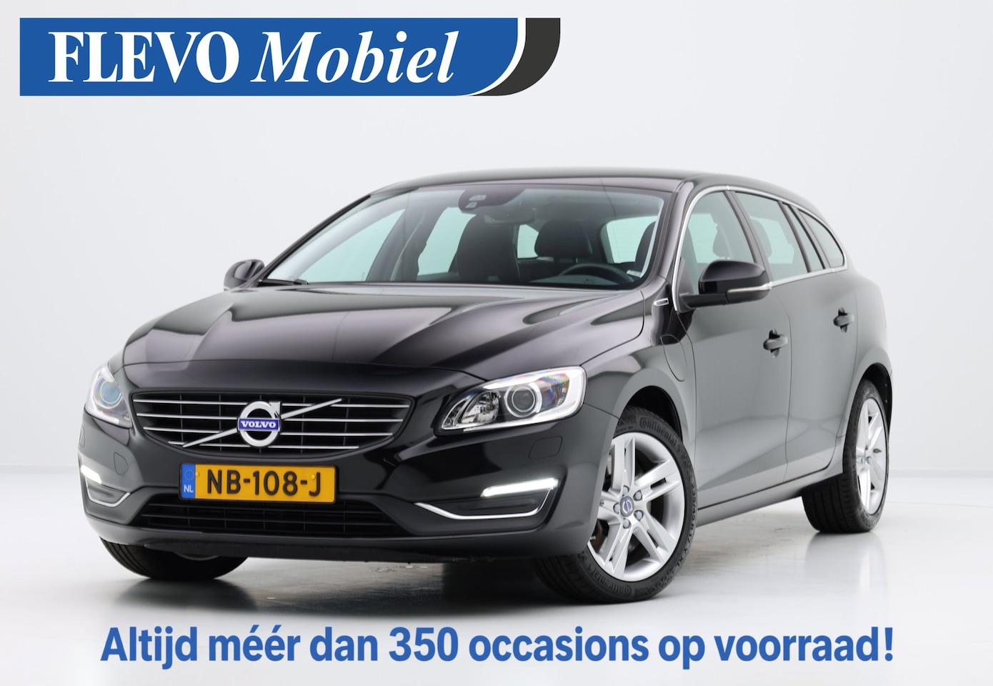 Volvo V60 - 2.4 D5 Twin Engine Momentum Aut. Xenon|Cam|LMV|Stoelverw. - AutoWereld.nl