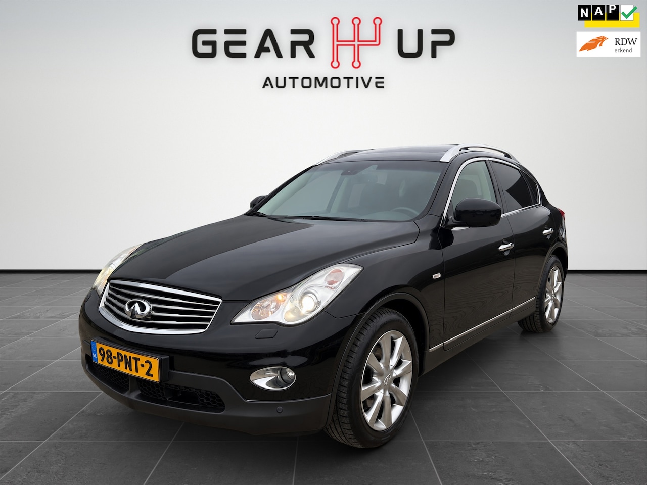 Infiniti EX - 37 GT Premium AD.CRUISE|360CAM|DAK|LEER|BOSE|NAP| - AutoWereld.nl