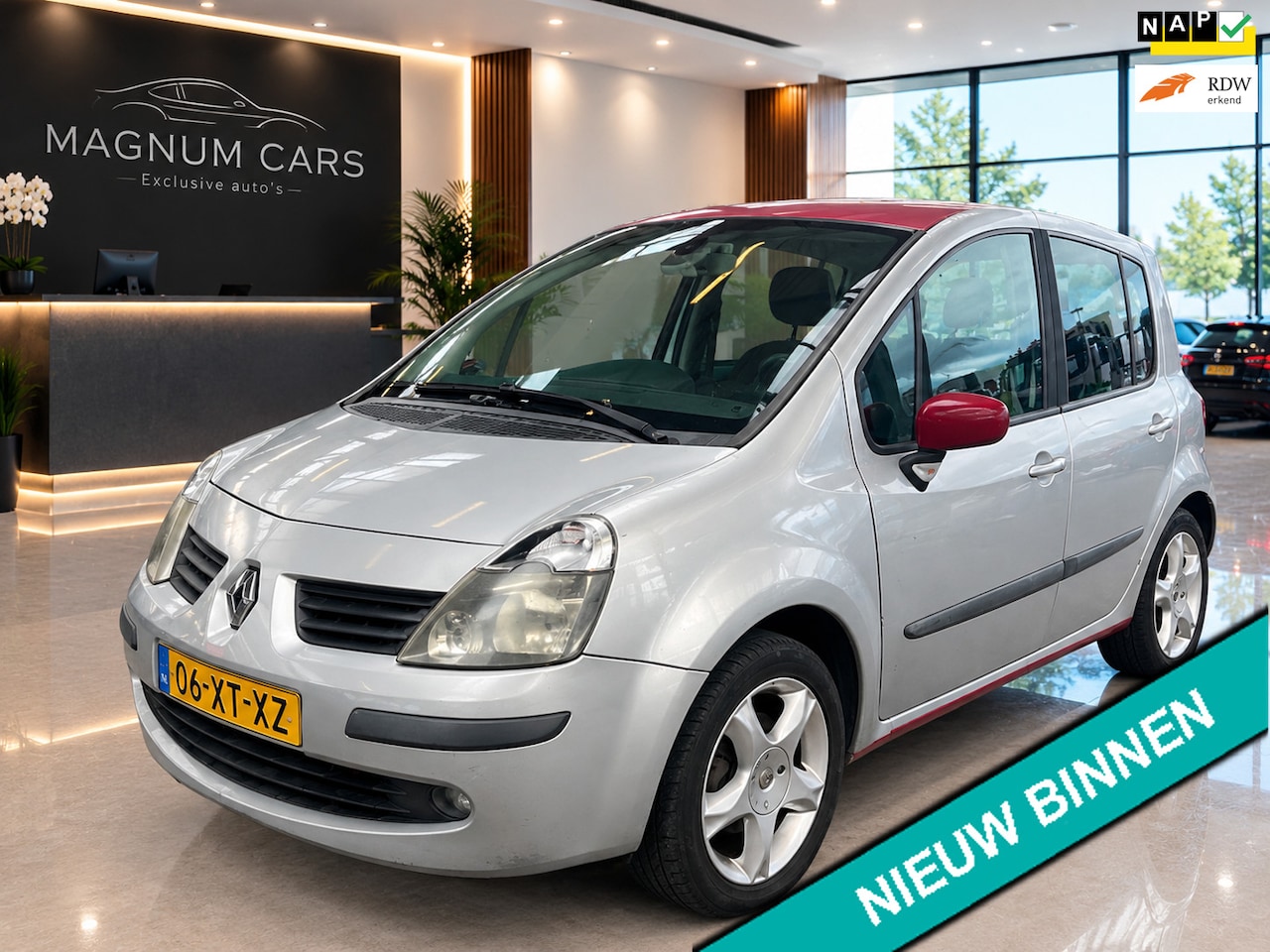 Renault Modus - 1.6-16V Dynamique 5DRS NAP KM'S AIRCO TREKHAAK VELGEN ELEK.RAMEN CRUISECONTROL APK - AutoWereld.nl