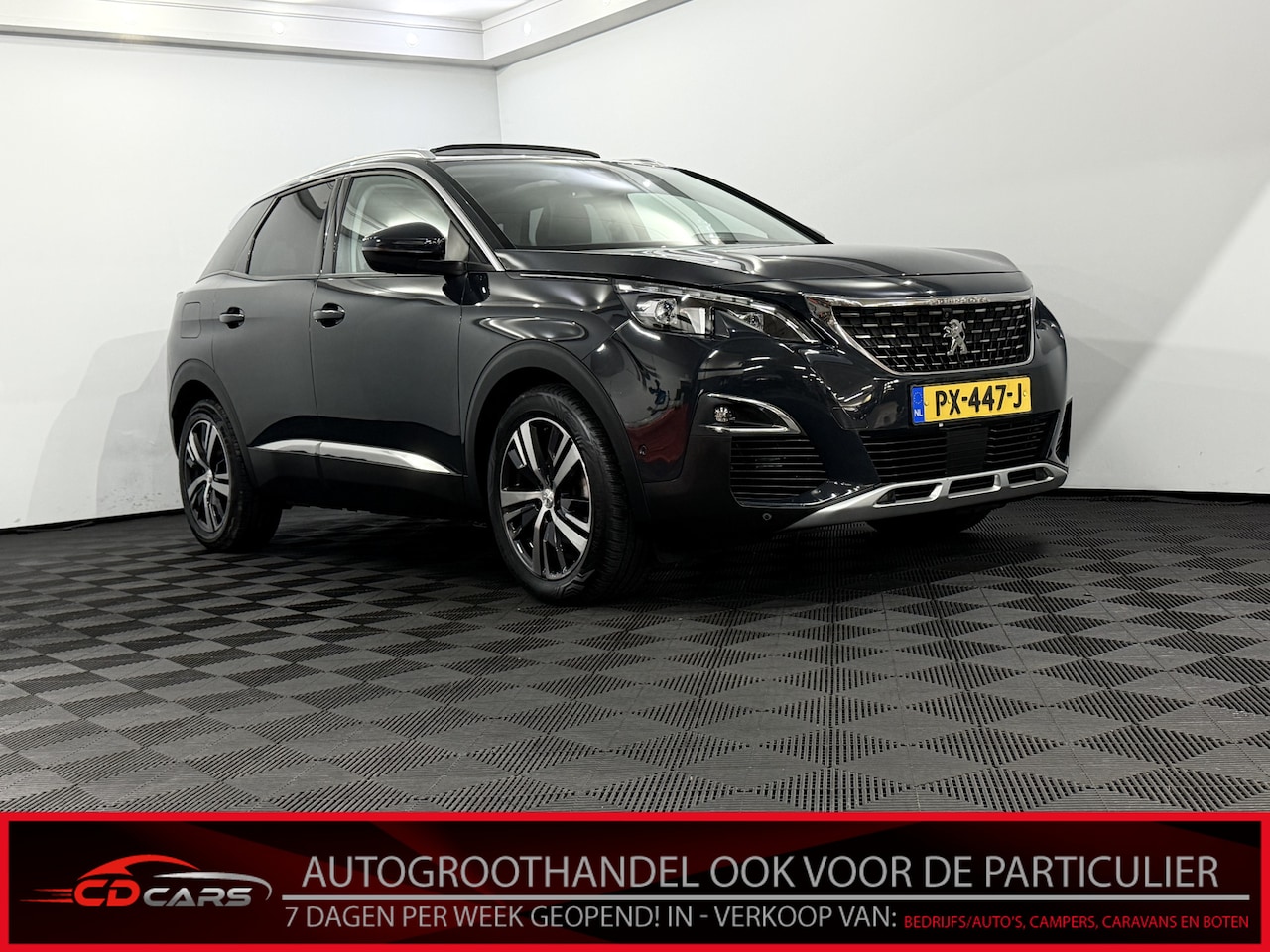Peugeot 3008 - 1.6 e-THP Blue Lease Premium Panoramadak, Leder, 360 Camera, Navi, Elektrische achterklep, - AutoWereld.nl