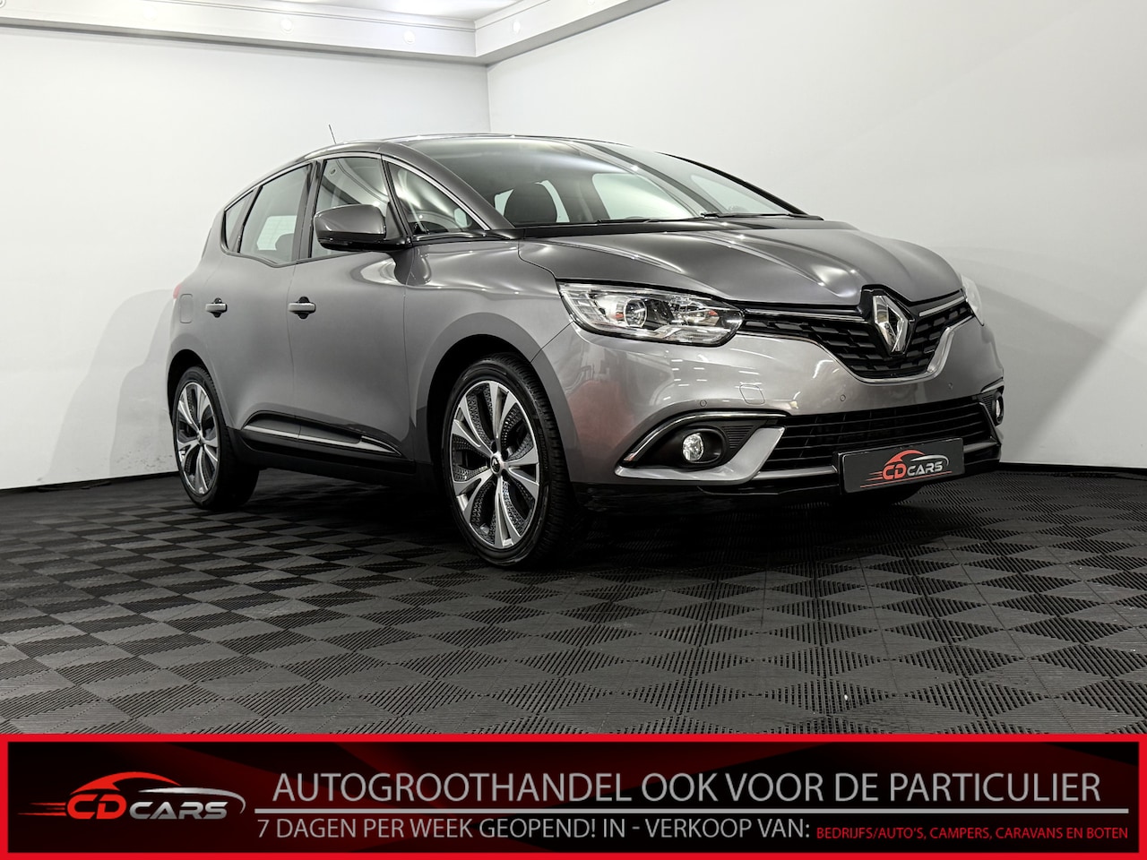 Renault Scénic - 1.2 TCe Intens Clima, Half leder, Navi, Parkeersensoren, Cruise control, Keyless start, Vi - AutoWereld.nl