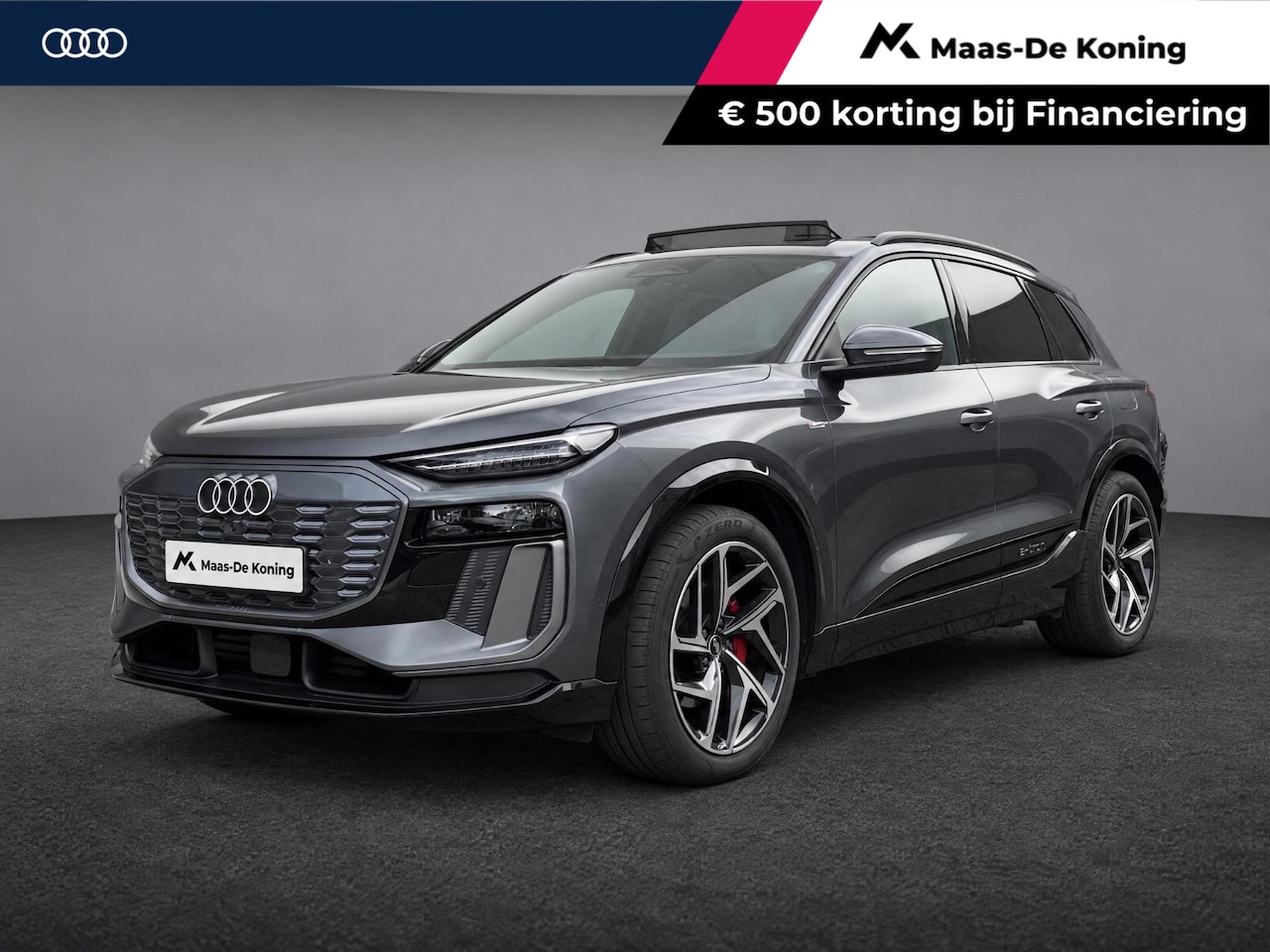 Audi Q6 e-tron - S edition performance 100 kWh 306pk · SOH 98,1% · Panoramadak · Warmtepomp · 360 Camera · - AutoWereld.nl