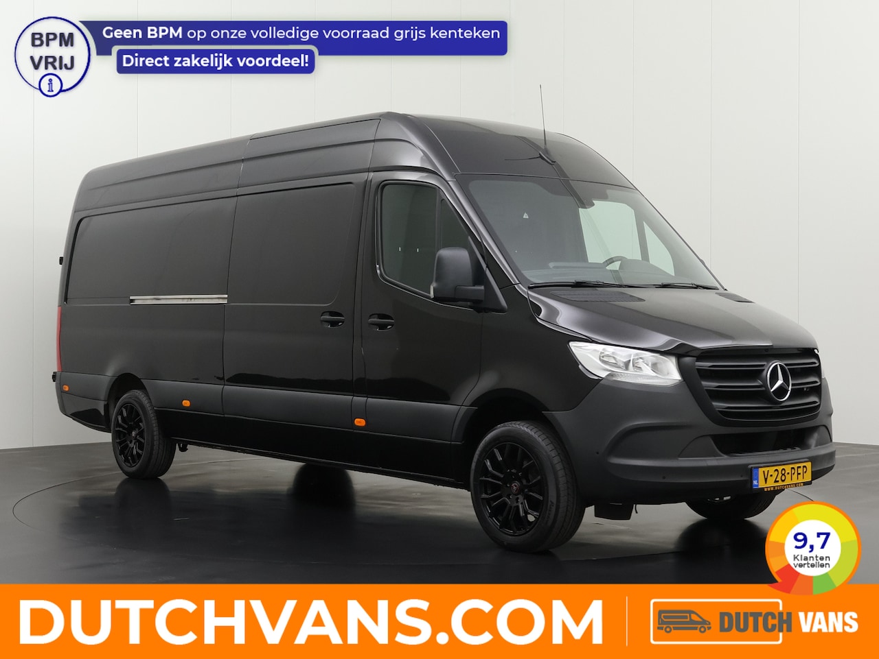 Mercedes-Benz Sprinter - 315CDi L3H2 Maxi Black Edition | Navigatie | Camera | Multimedia | Airco | 3-Zits | Betimm - AutoWereld.nl