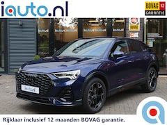 Audi Q3 Sportback - 45 TFSI e S Edition Optiek Black+ Leder/LED/Keyless/Camera/ACC/CarPlay/Dodehoek/S-Line/19"