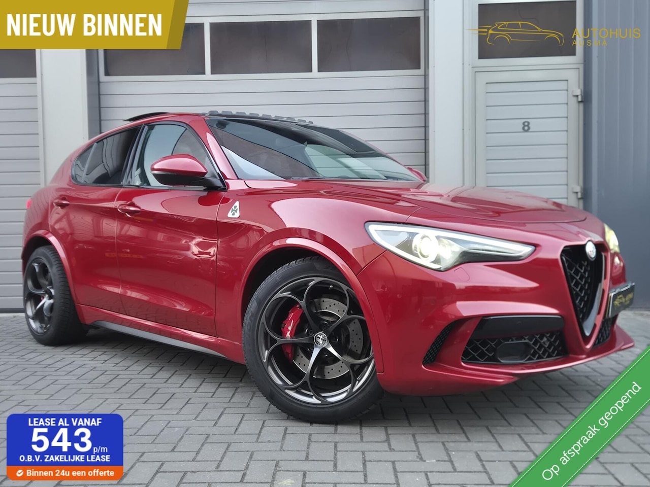 Alfa Romeo Stelvio - 2.9 V6 AWD Quadrifoglio 560PK/Pano/Harman/ACC/Carbon/Btw - AutoWereld.nl