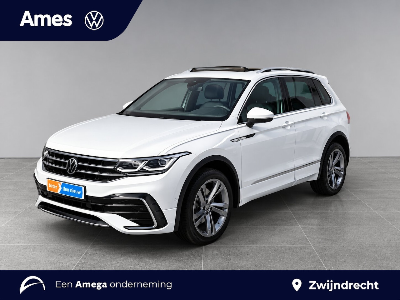 Volkswagen Tiguan - 1.4 245pk TSI eHybrid R-Line Business+ Panoramisch schuif-, kanteldak, | Side Assist | Nav - AutoWereld.nl