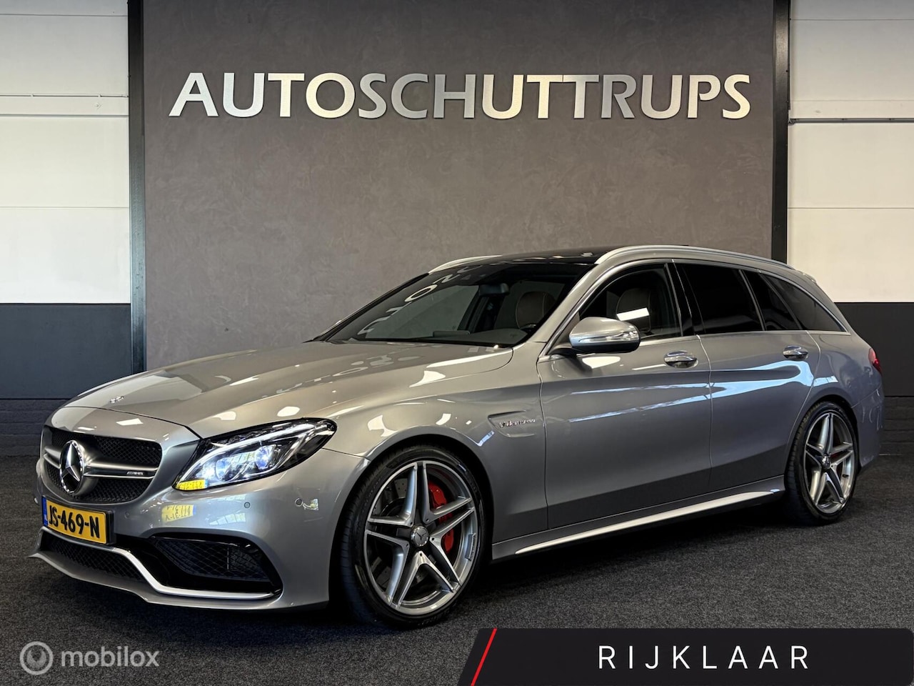Mercedes-Benz C-klasse Estate - AMG 63 S 510 PK / DESIGNO LEDER / PANODAK / SPORTUITLAAT / BURMESTER / STOELKOELING+STOELV - AutoWereld.nl