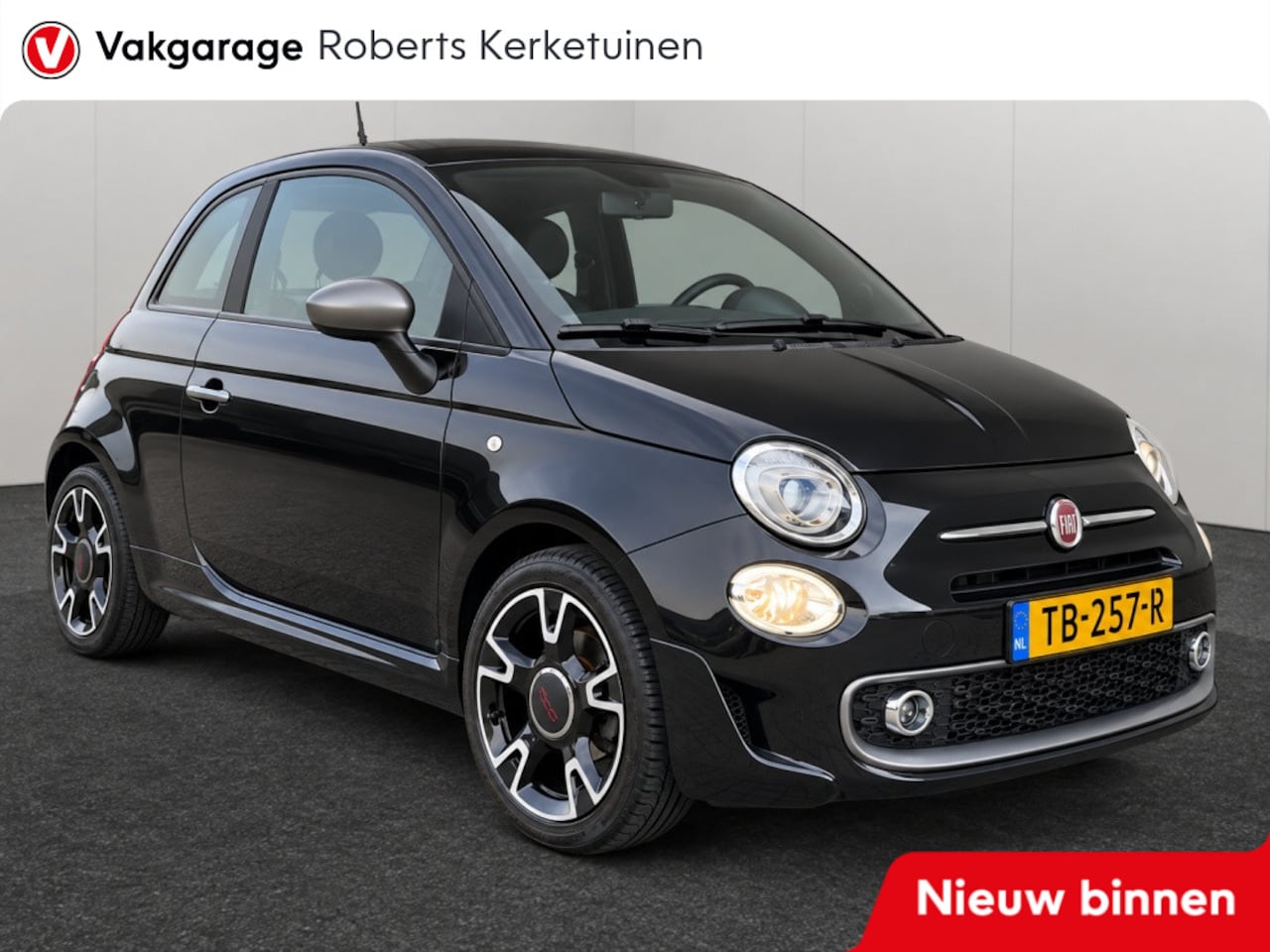 Fiat 500 - 0.9 TwinAir Turbo Sport 105PK 105PK Sportinterieur Half Leder - AutoWereld.nl