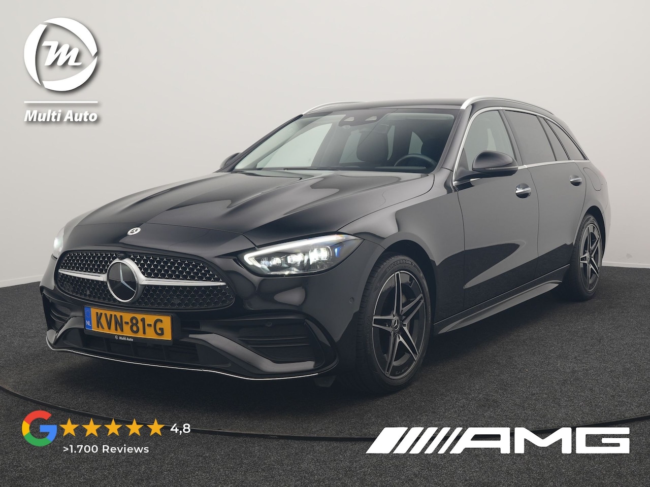 Mercedes-Benz C-klasse Estate - 300 e AMG Line PHEV 313pk Dealer O.H | Trekhaak Af Fabriek | Adaptive Cruise | Camera | Di - AutoWereld.nl