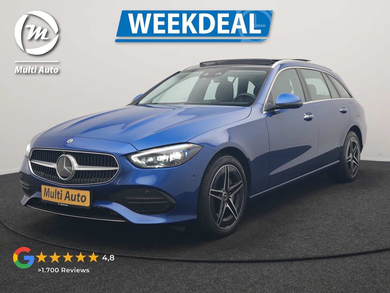 Mercedes-Benz C-klasse Estate - 300 e Avantgarde PHEV 313pk Dealer O.H | Trekhaak Af Fabriek | Panodak | Adaptive Cruise | - AutoWereld.nl