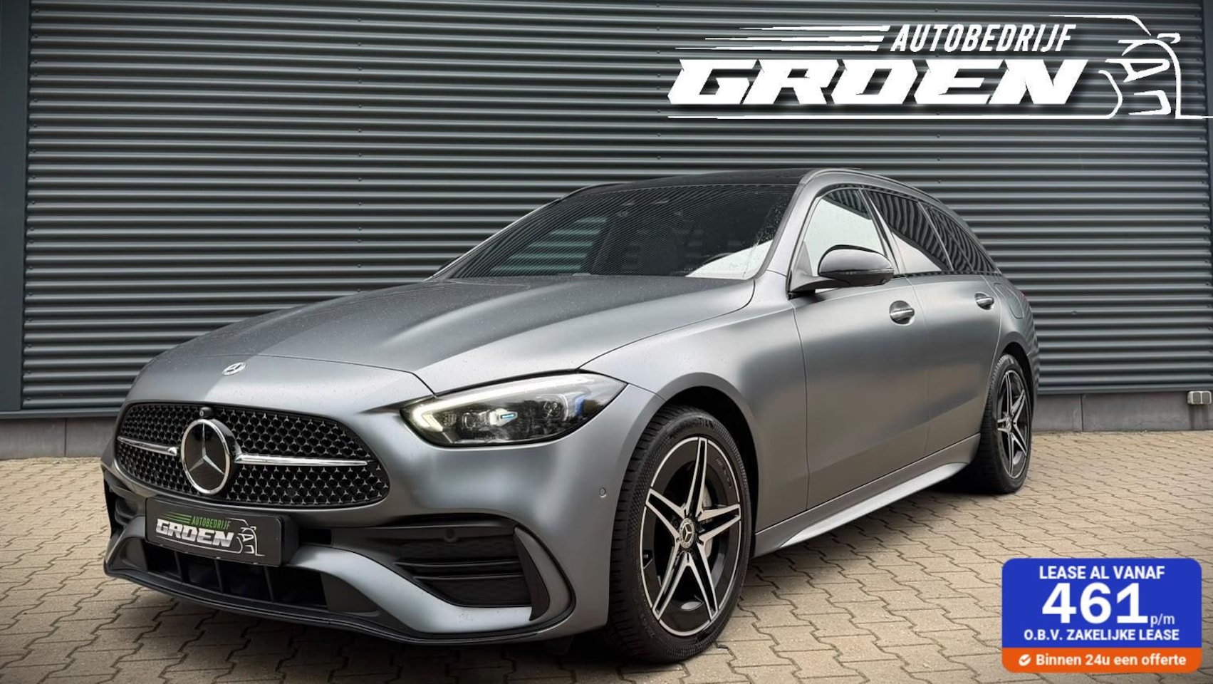 Mercedes-Benz C-klasse - 300 e 4MATIC AMG Line PANO|360|ACC|HEADUP| - AutoWereld.nl