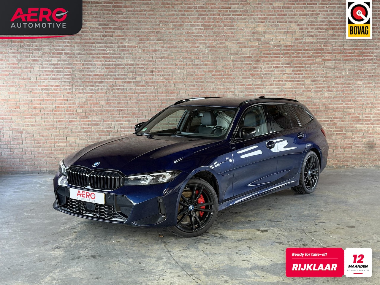 BMW 3-serie Touring - 330e xDrive M- Sport HUD / Leder Alc. / Trekhaak / Camera / Elc Achterklep / Curved Displa - AutoWereld.nl