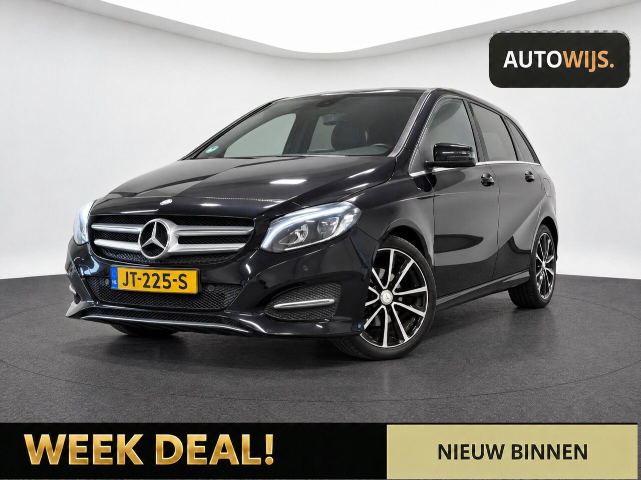 Mercedes-Benz B-klasse - 180 Ambition|NL AUTO|NAVI|LED|FACELIFT|114DKM|DEALER ONDERHOUDEN - AutoWereld.nl