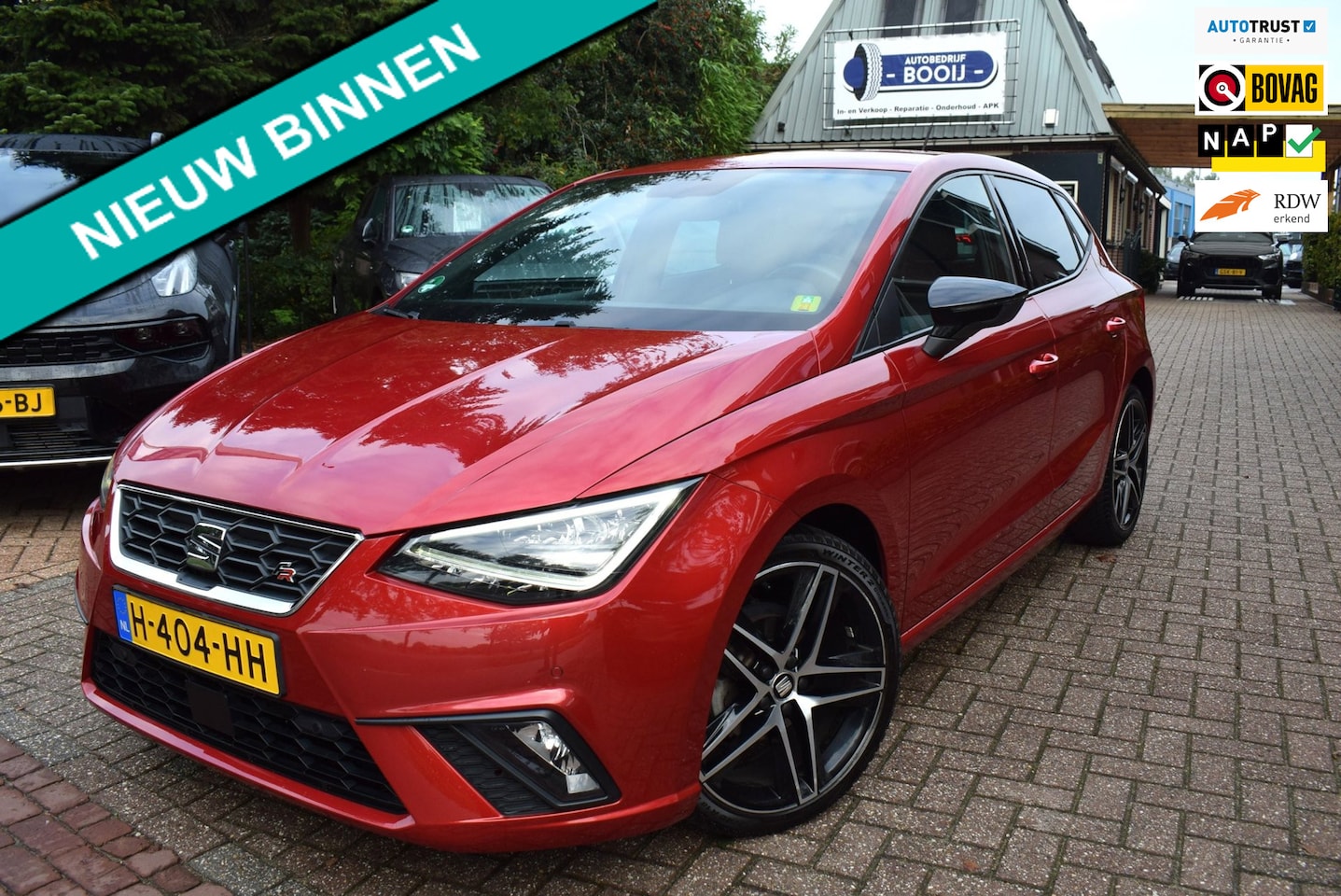 SEAT Ibiza - 1.0 TSI FR XENON-LED/CAMERA/CARPLAY/SFEERVER/ADAP-CRUISE/STOELVERW/KEYLESS/PDC V+A/18 INCH - AutoWereld.nl