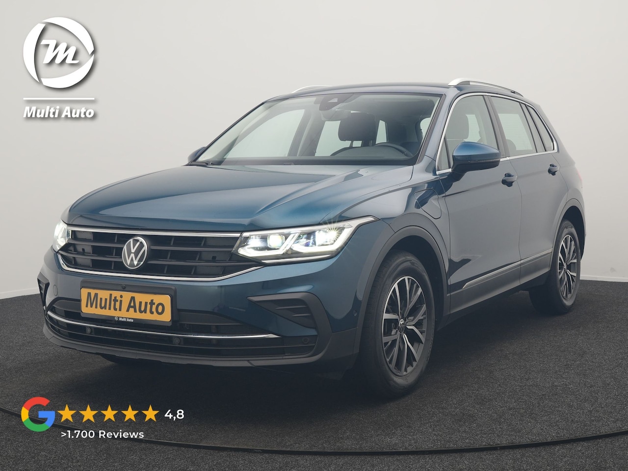 Volkswagen Tiguan - 1.4 TSI eHybrid Life PHEV 245pk Dealer O.H. | Trekhaak Af Fabriek | Adaptive Cruise | 360 - AutoWereld.nl