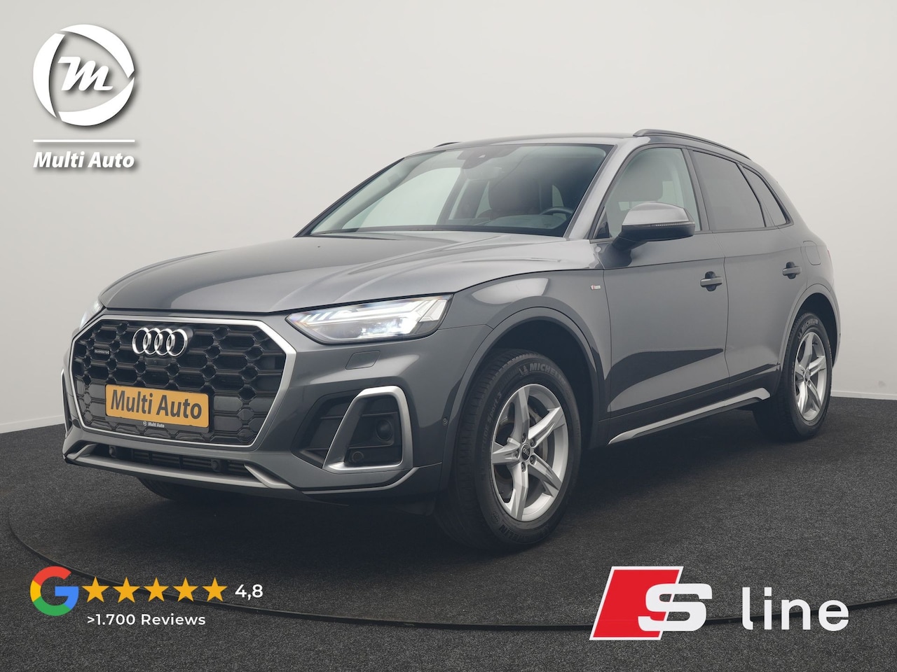 Audi Q5 - 55 TFSI e S Line PHEV 367pk Dealer O.H | Trekhaak Af Fabriek | Adaptive Cruise | 360 Camer - AutoWereld.nl