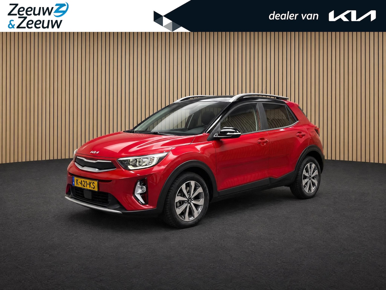 Kia Stonic - 1.0 T-GDi MHEV DynamicPlusLine Dealer onderhouden | Trekhaak | Climate control | Navigatie - AutoWereld.nl