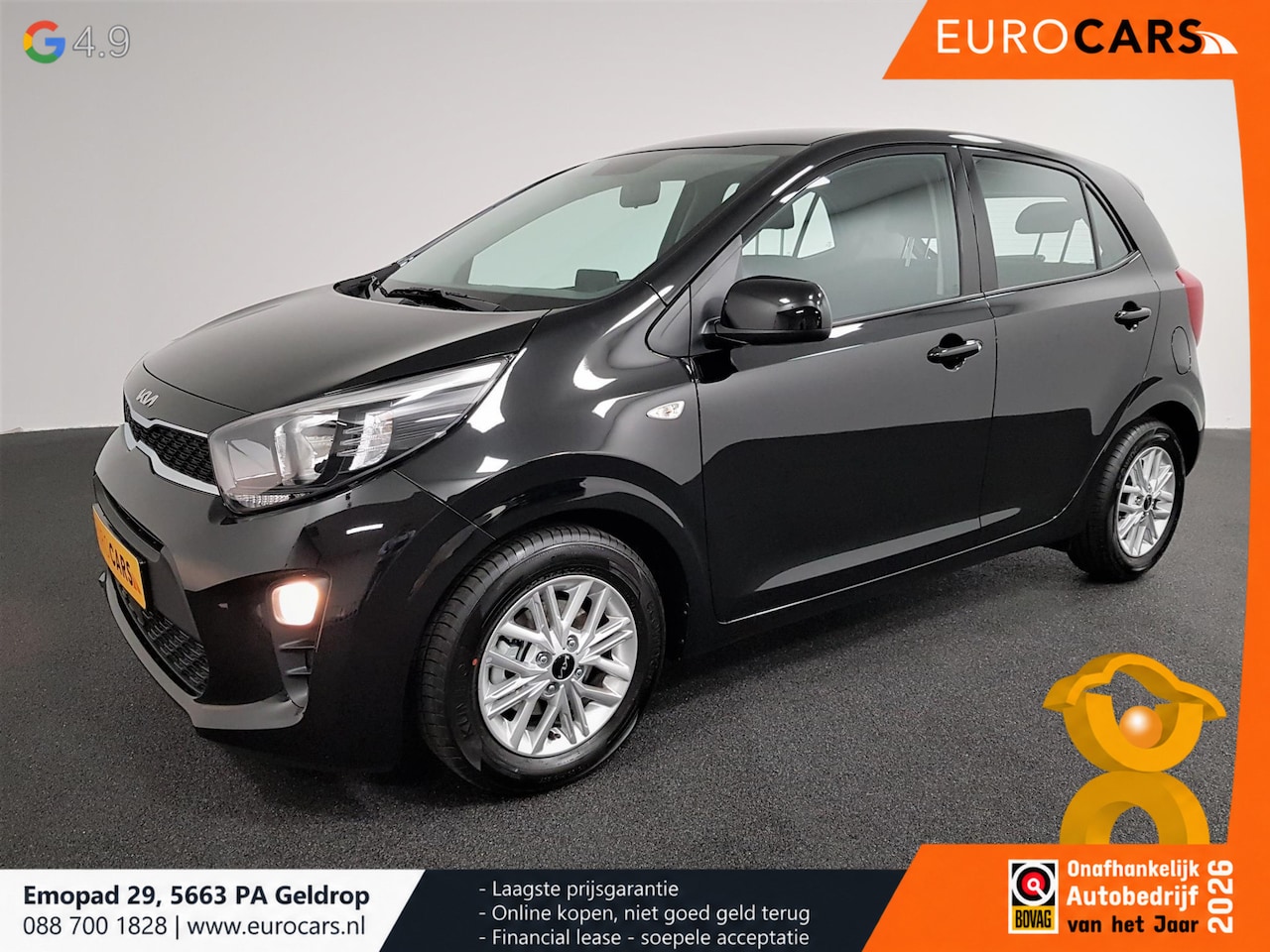 Kia Picanto - 1.0 DPi Automaat DynamicLine Navigatie  Apple carplay/Android Auto Airco Camera  DAB Licht - AutoWereld.nl