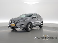 Nissan Qashqai - 1.3 DIG-T Tekna Aut. | Rijklaar | Pano | Trekhaak | 360cam | Navi | Dodehoekdet. | 19'' |