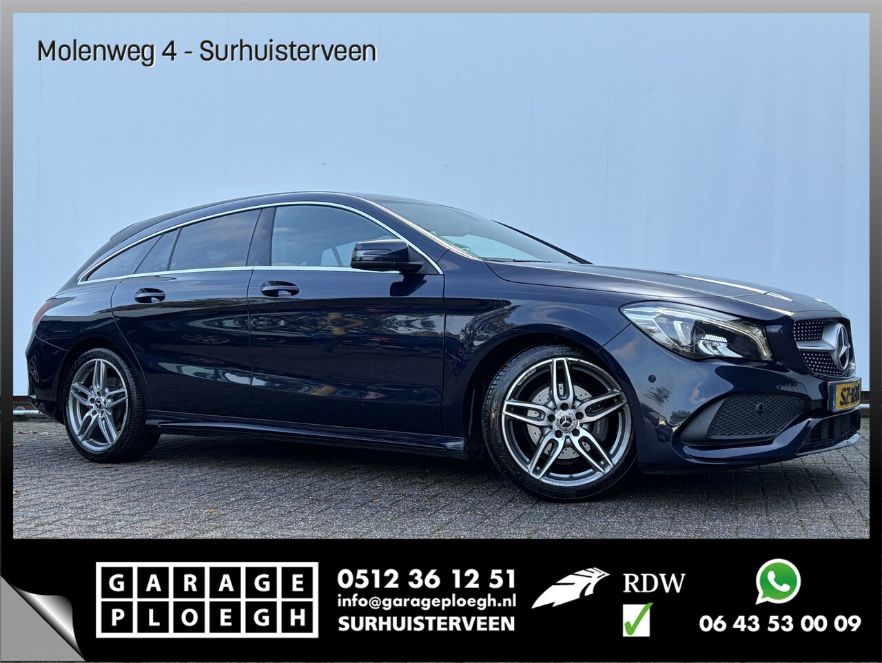 Mercedes-Benz CLA-klasse Shooting Brake - 180 Business AMG Carplay Stoelverw Cruise Camera Orig.NL Onderhoud! - AutoWereld.nl