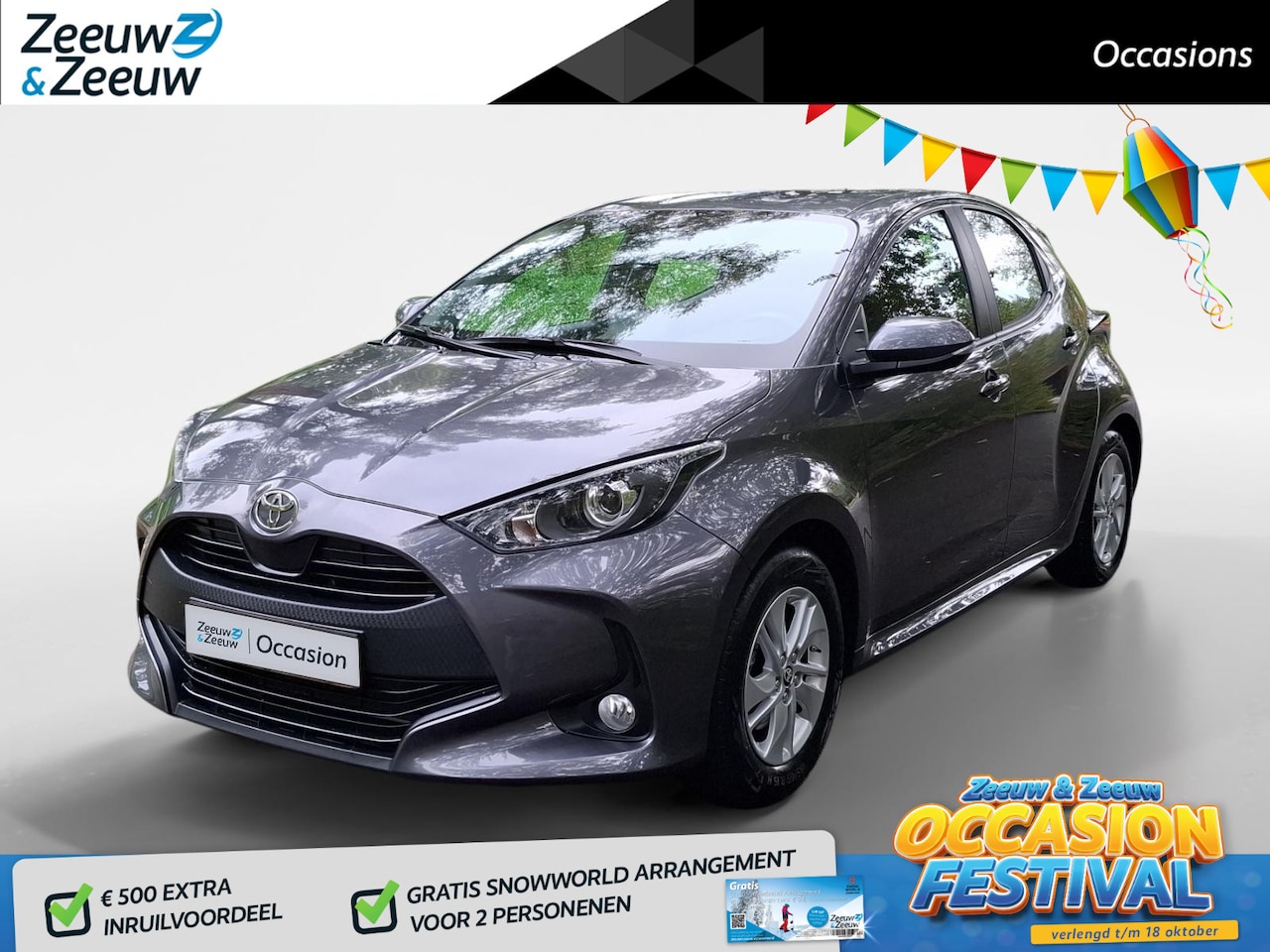 Toyota Yaris - 1.5 Hybrid 115 Active | ACHTERUITRIJCAMERA | CARPLAY | CLIMATE | HYBRID | CRUISE | - AutoWereld.nl