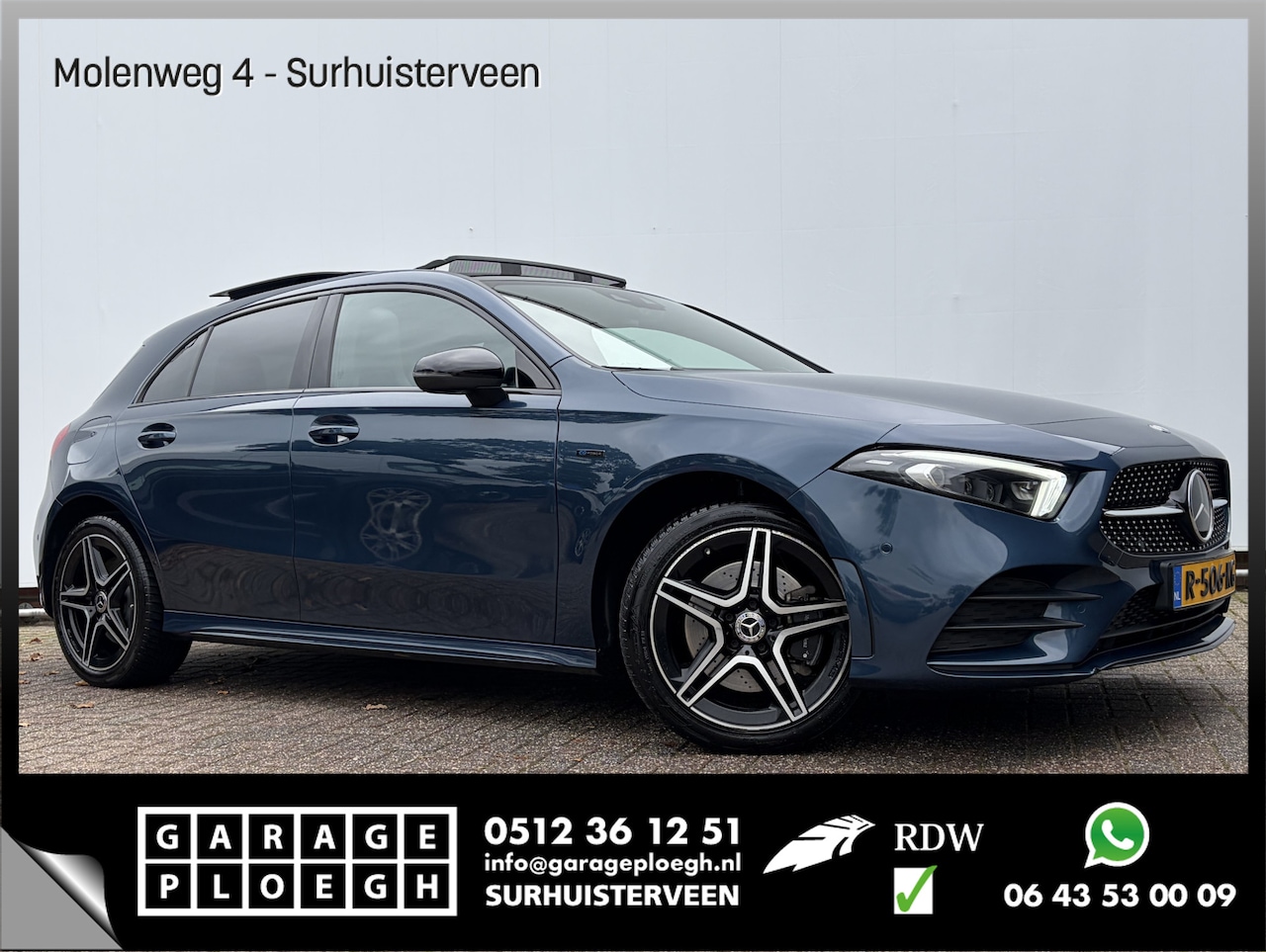Mercedes-Benz A-klasse - 250 e Business AMG Pano Burmester Adap.Cruise Stoelverw Camera VOL! - AutoWereld.nl
