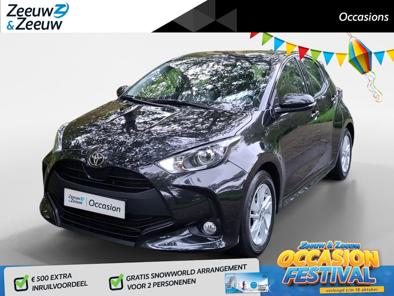 Toyota Yaris - 1.5 Hybrid 115 Active | ACHTERUITRIJCAMERA | CARPLAY | CLIMATE | HYBRID | CRUISE | - AutoWereld.nl