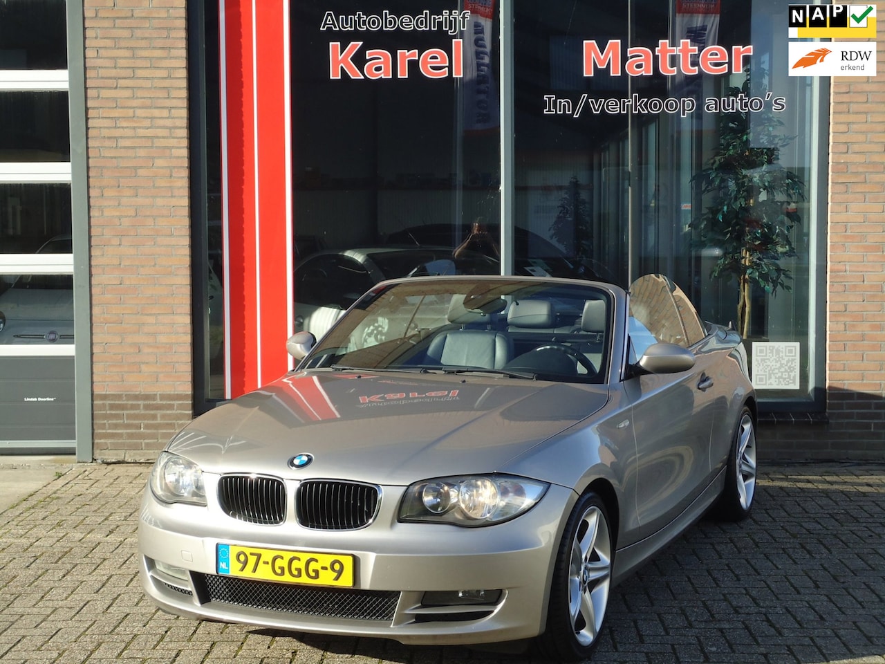 BMW 1-serie Cabrio - 118i High Executive *LEDER* - AutoWereld.nl