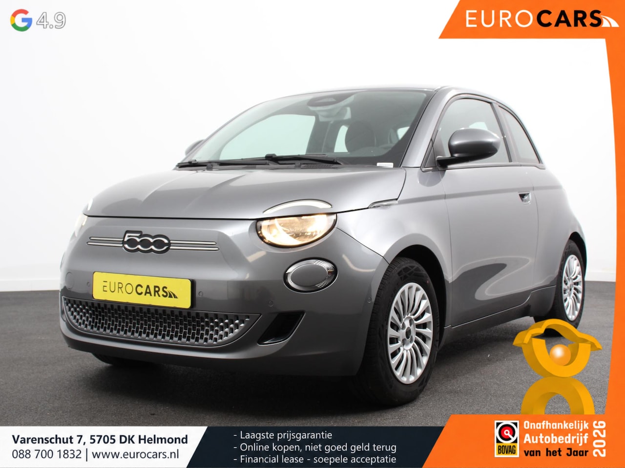 Fiat 500e - Urban 42 kWh Airco Climatronic 360 Camera Stoelverwarming Keyless Wireless CarPlay Dodehoe - AutoWereld.nl
