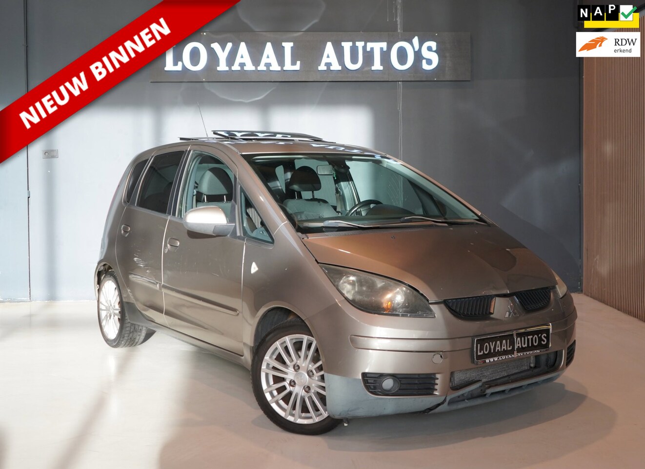 Mitsubishi Colt - 1.5 Sky | SCHUIFDAK | AIRCO | NAP | ELEK. RAMEN | APK - AutoWereld.nl