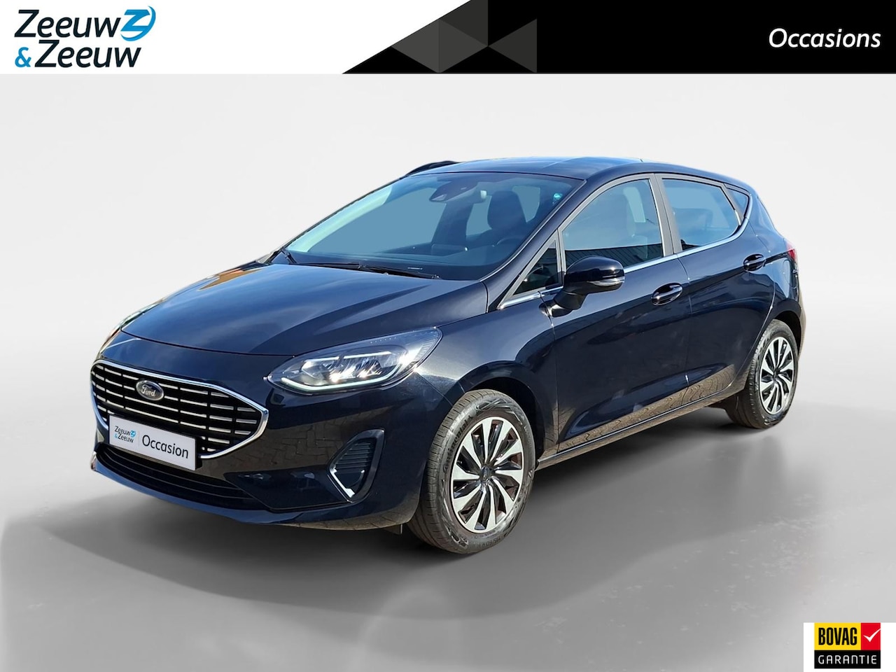 Ford Fiesta - 1.0 EcoBoost Hybrid Titanium | Stoel- stuur en voorruitverwarming | Apple Carplay & Androi - AutoWereld.nl