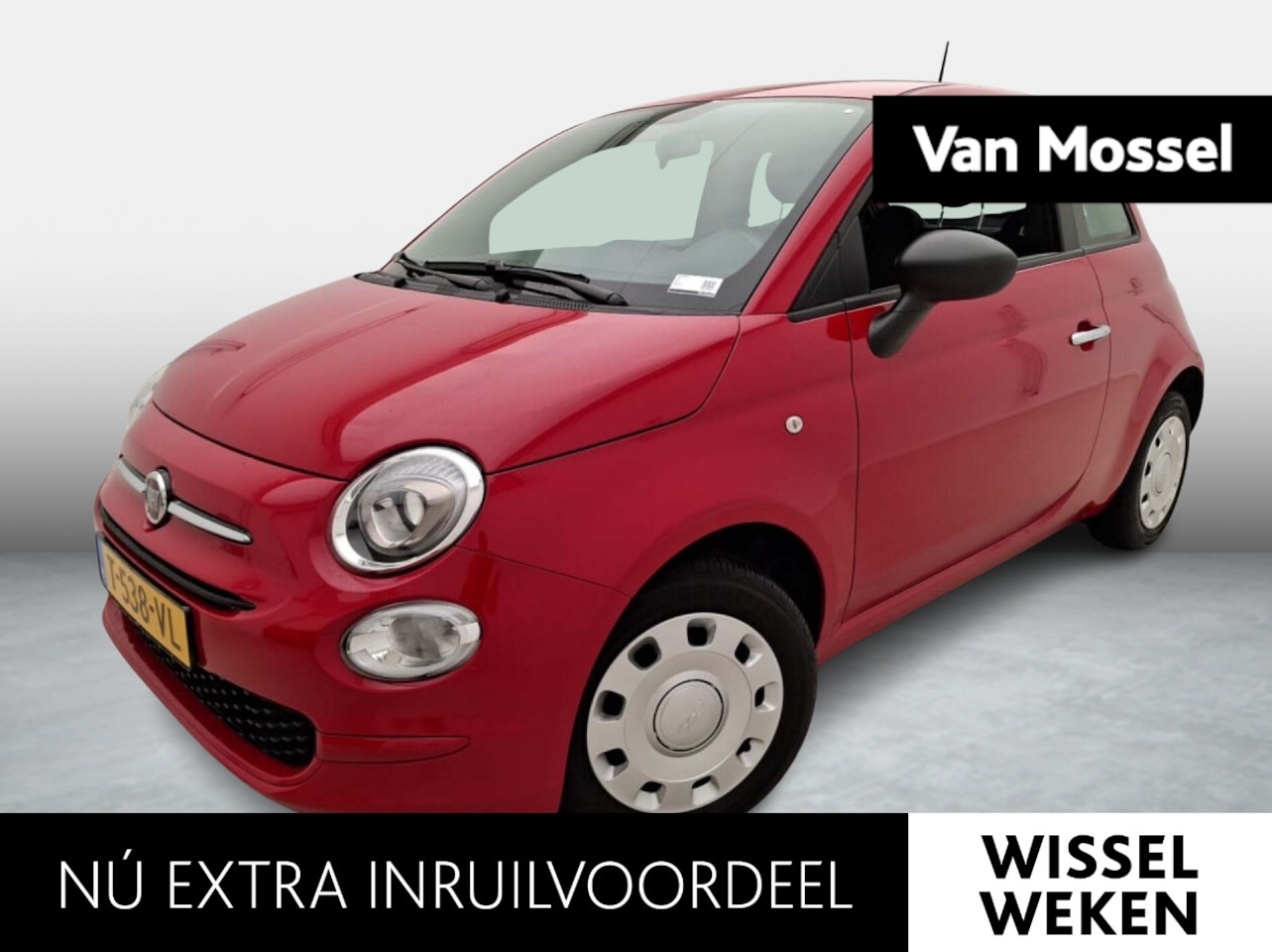 Fiat 500 - 1.0 Hybrid | CRUISE CONTROL | AIRCO | ELEKTRISCHE RAMEN | MULTIFUNCTIONEEL STUURWIEL | - AutoWereld.nl