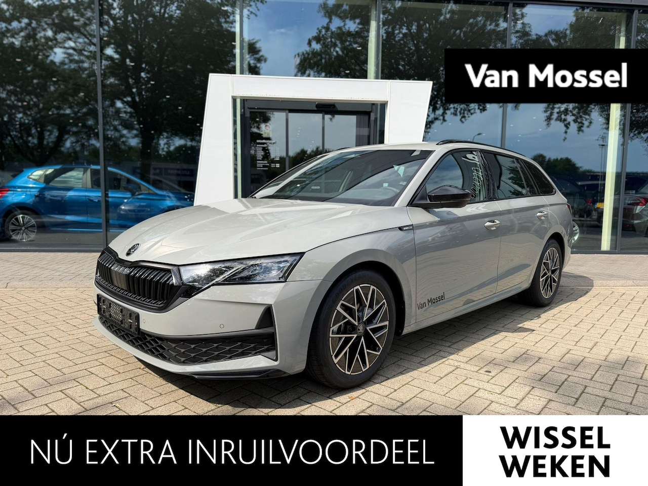 Skoda Octavia Combi - 1.5 TSI MHEV Sportline Business 150 PK | Automaat | Stoelverwarming | Parkeersensoren | Ad - AutoWereld.nl