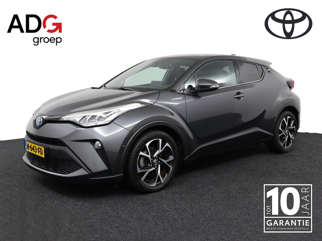 Toyota C-HR - 1.8 Hybrid Style | Apple Carplay/Android Auto | Stuur/stoelverwarming | - AutoWereld.nl