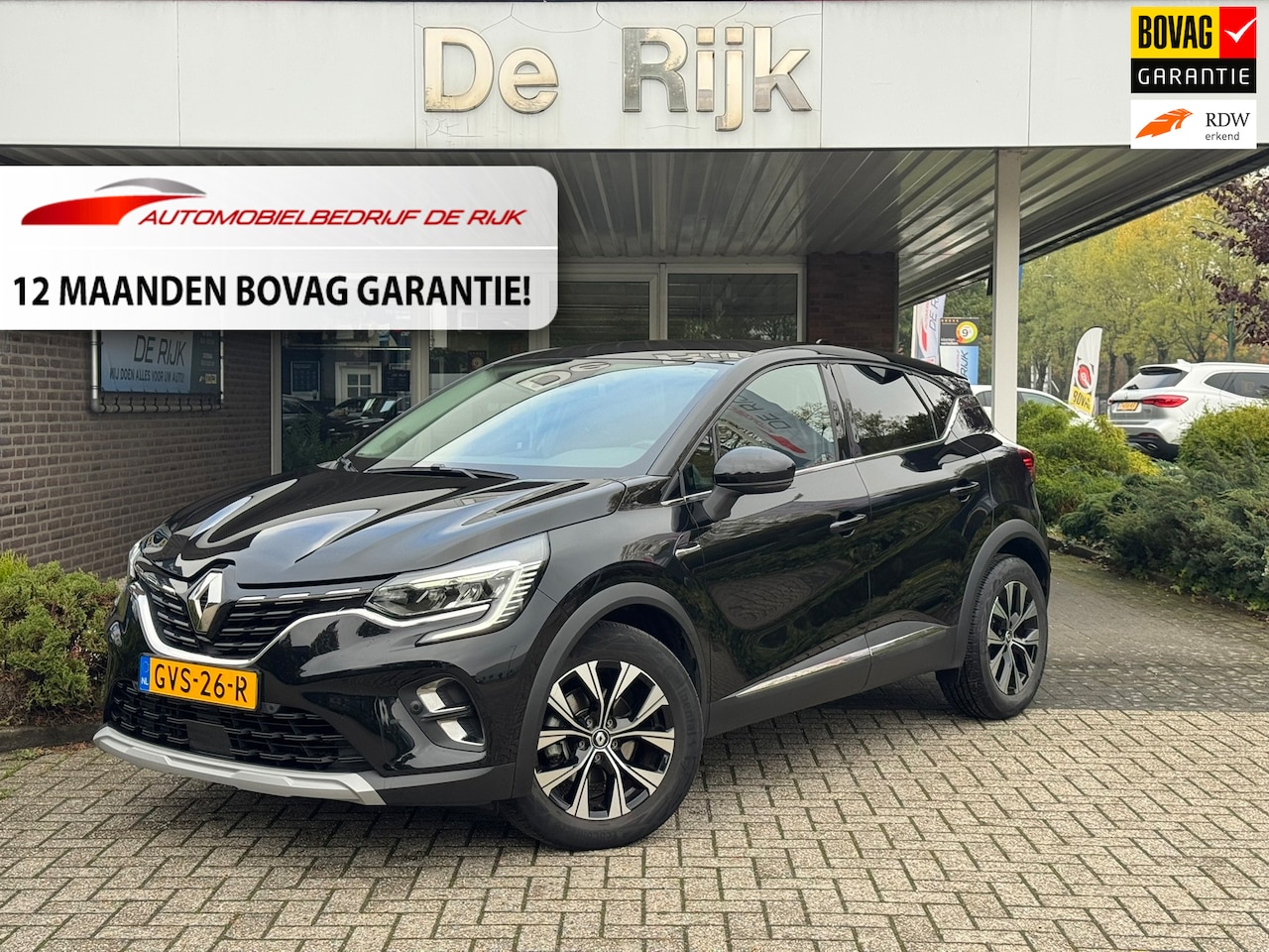 Renault Captur - 1.6 E-Tech full hybrid 145 techno | Carplay/Android, Camera, Cruise, Half leder, Climate, - AutoWereld.nl