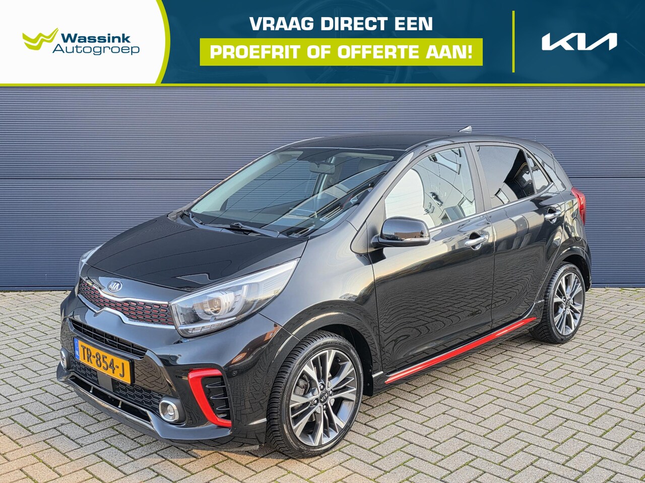 Kia Picanto - 1.0 T-GDI GT-Line | Stoel-/Stuurverwarming | Camera | Apple Carplay | Keyless start | All - AutoWereld.nl