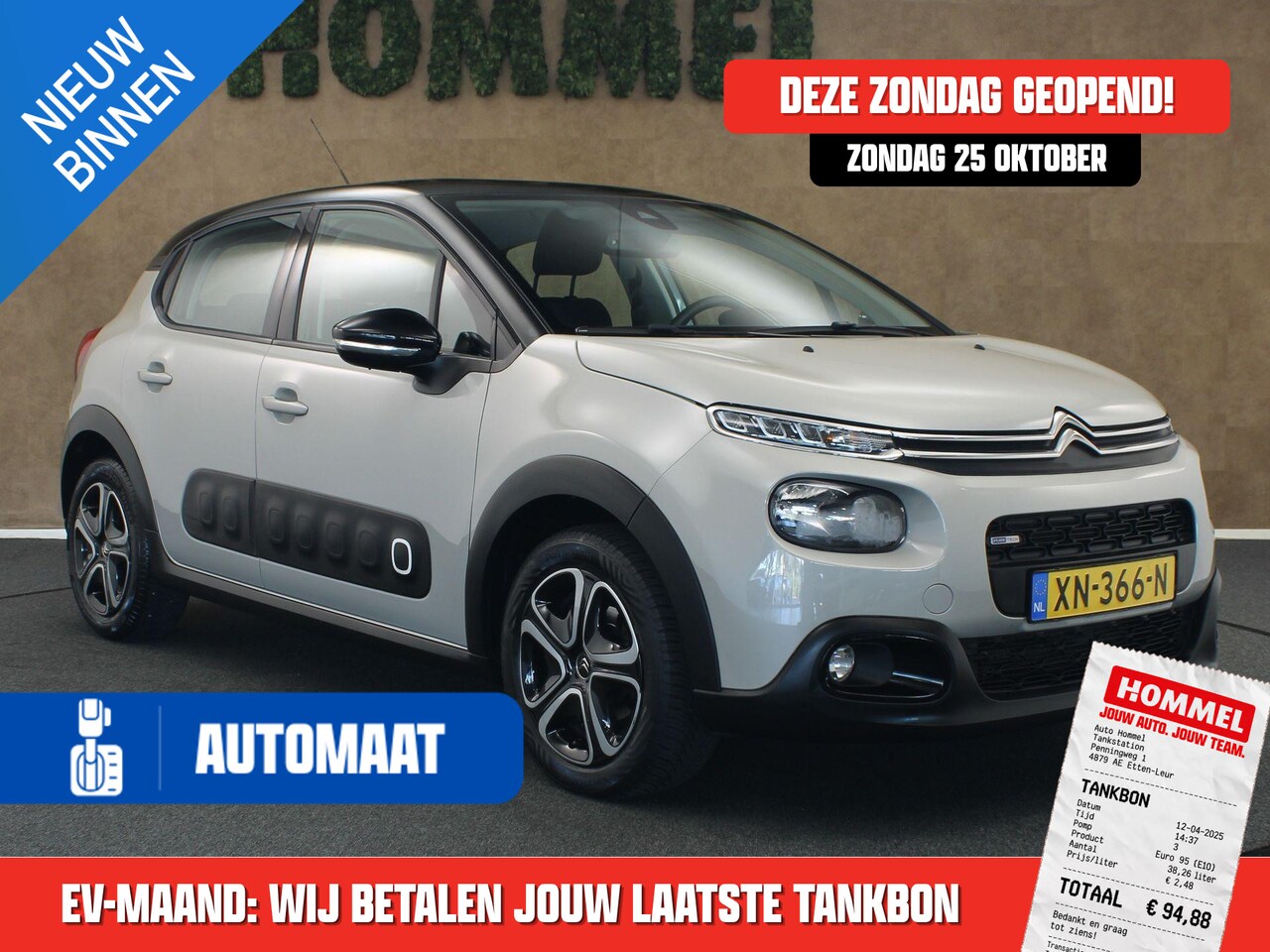 Citroën C3 - 1.2 PureTech S&S Shine - TREKHAAK 450 KG GEREMD TREKGEWICHT - PARKEERSENSOREN ACHTER - STO - AutoWereld.nl