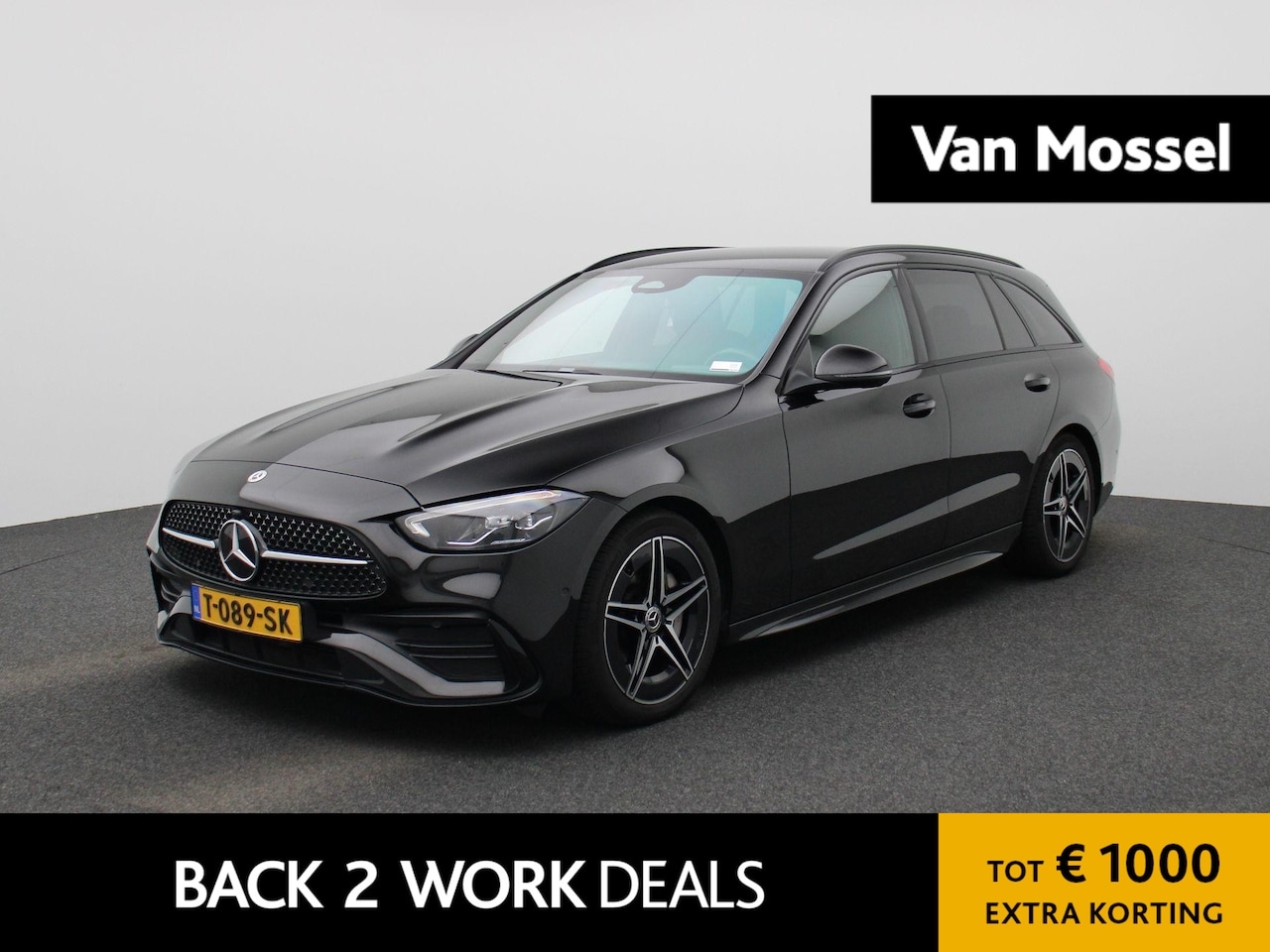 Mercedes-Benz C-klasse Estate - 180 AMG Line | ACHTERUITRIJCAMERA | STOELVERWARMING | SFEERVERLICHTING | ELEKTRISCHE ACHTE - AutoWereld.nl