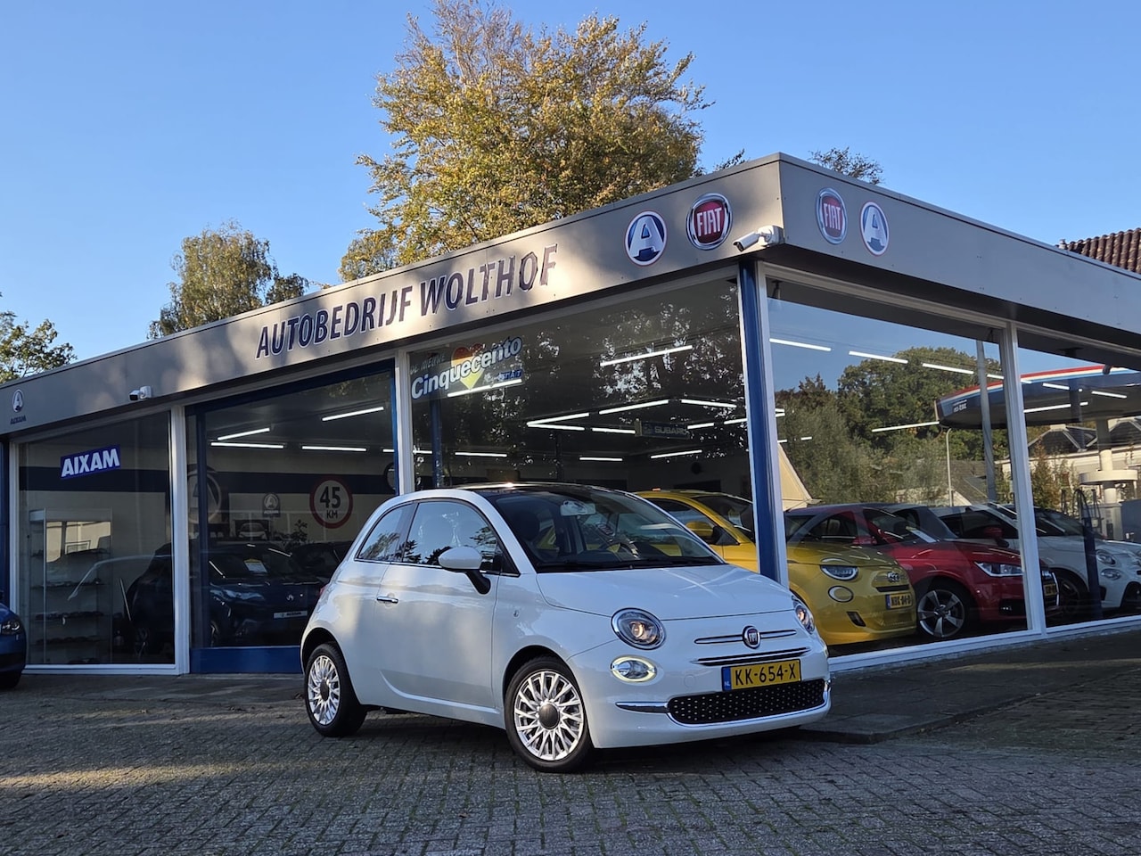 Fiat 500 - 0.9 TwinAir Turbo Lounge Schuifdak ! - AutoWereld.nl