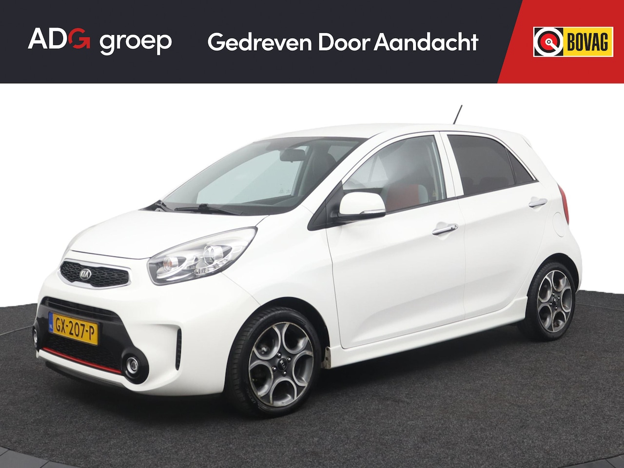 Kia Picanto - 1.2 CVVT SportsLine | Rijklaar | Netjes onderhouden | Lederen stoelen | Incl. afleverbeurt - AutoWereld.nl