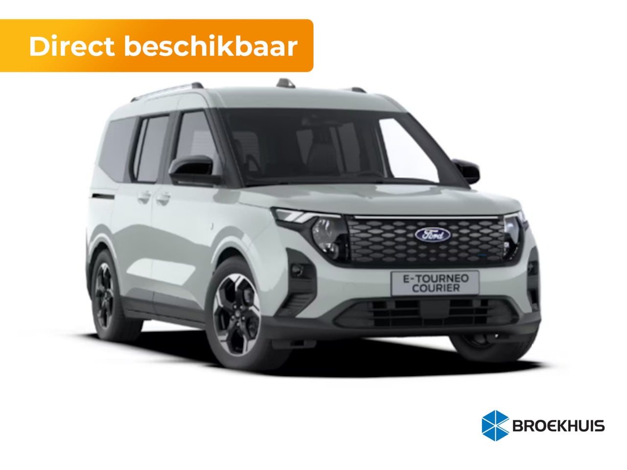 Ford Tourneo Courier - BEV Titanium | 16" Reservewiel, mini | Cruisecontrol adaptief | Dagrijlicht LED - AutoWereld.nl